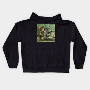 Vintage Motocross 2 Kids Hoodie